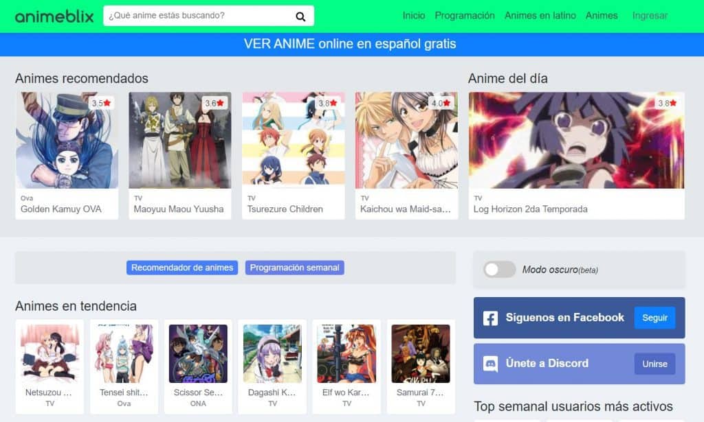 Ver anime online gratis anime sub espanol y latino Animeblix