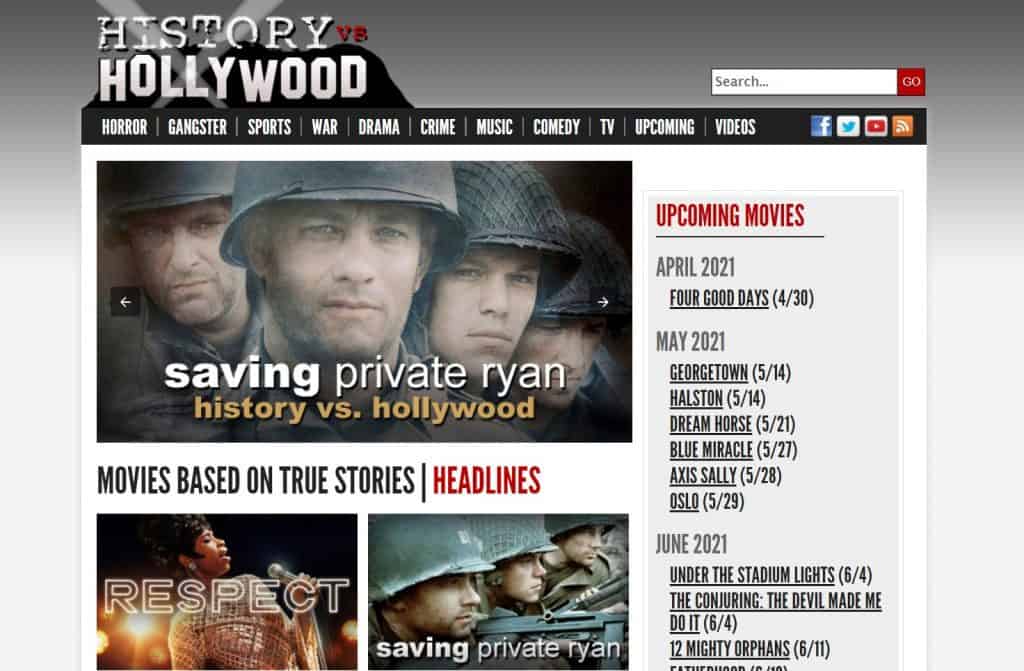 موقع History vs Hollywood