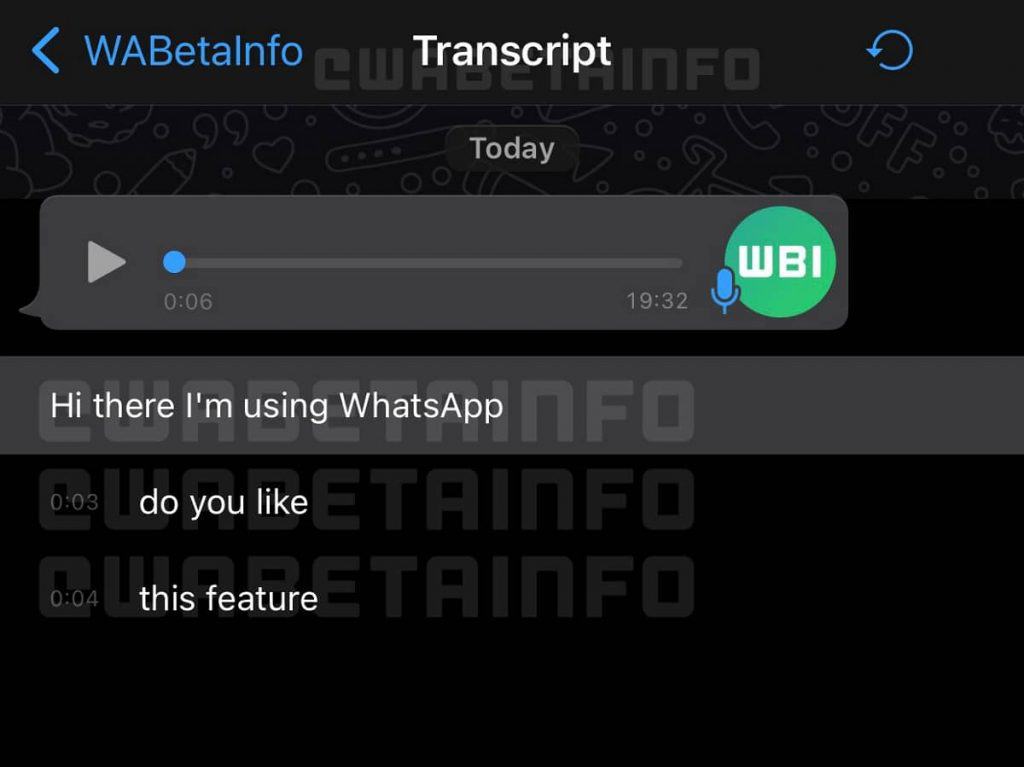 WhatsApp Transcription