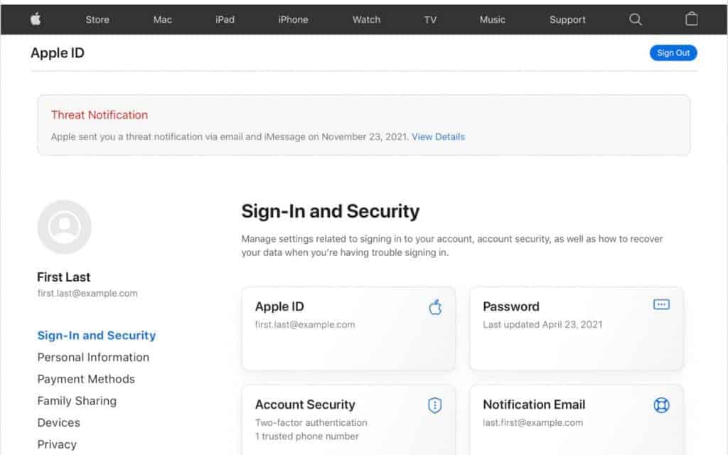 apple iphone alerte logiciel espion
