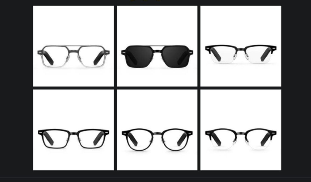 Huawei smart glasses frame leaked