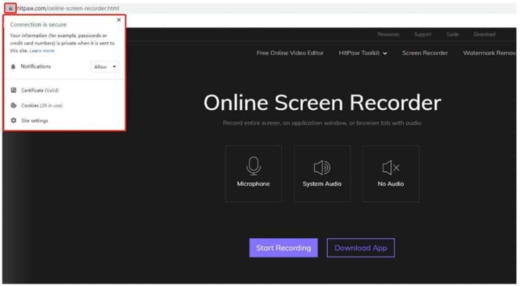 HitPaw Online Screen Recorder