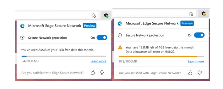 Screenshot at Microsoft Edge pourrait bientot integrer un VPN