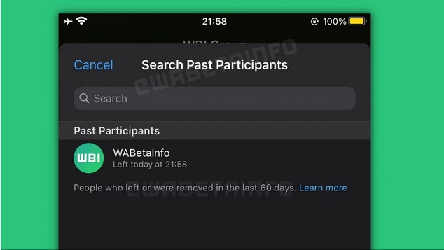 Screenshot at WhatsApp va deployer une fonctionnalite plutot utile aux gestionnaires de groupes