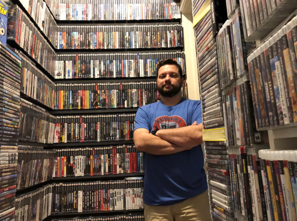 Antonio Monteiro video gamer collection