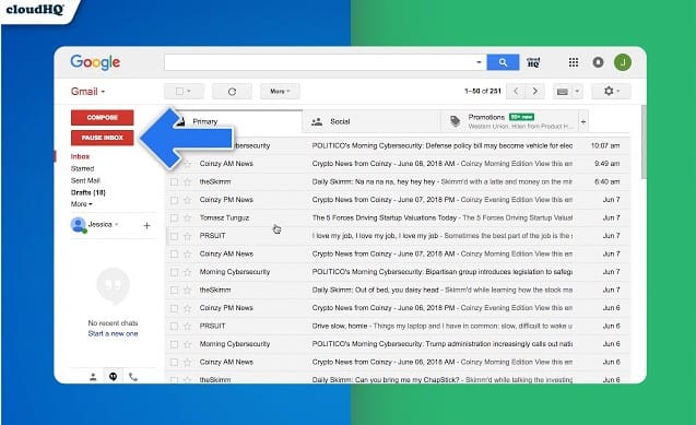 Free Pause Gmail