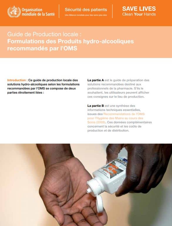 guide production locale produit hydro alcoolique pdf