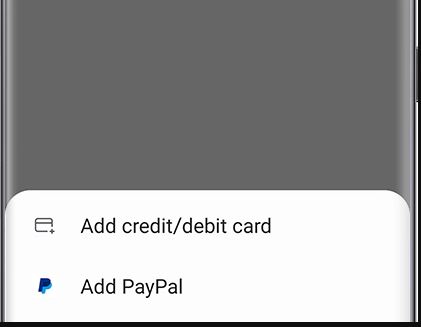 add pay pal to samsung pay