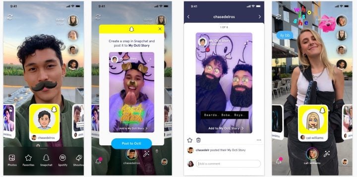 Snapchat App Stories e