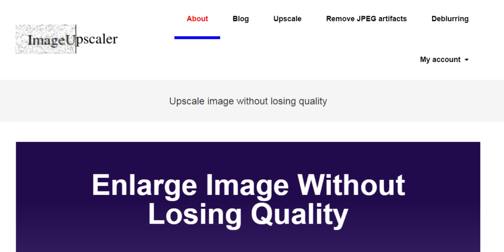 أداة تحسين الصور: ImageUpsclaer