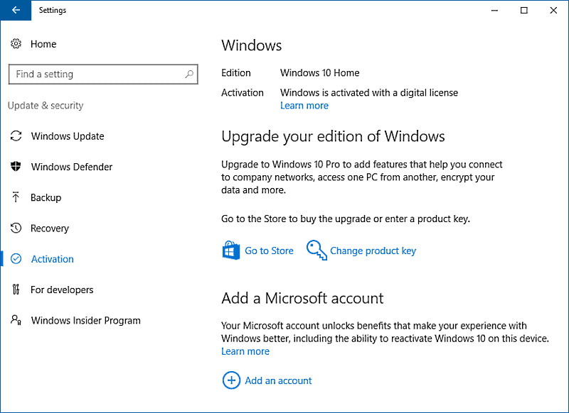 check if windows is genuine: التحقق من إصدار ويندوز 10