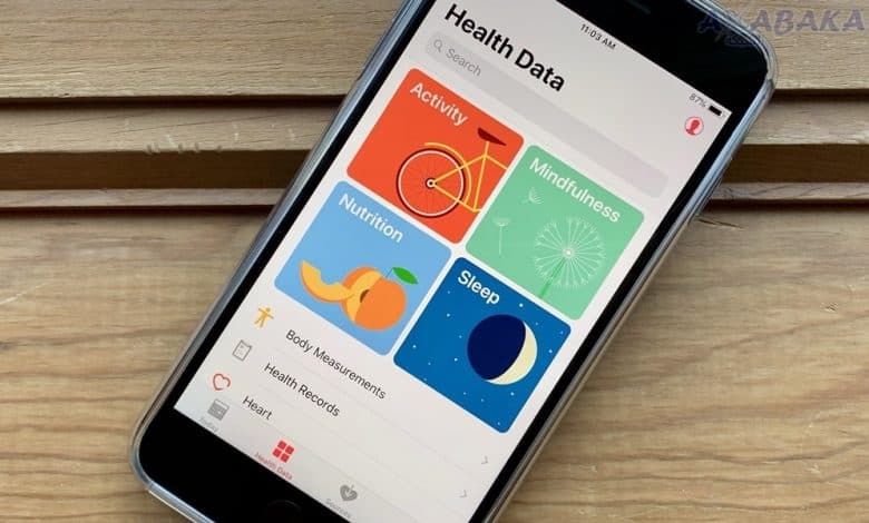 health app iphone