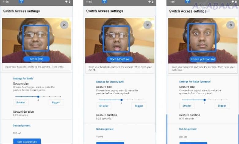 Screenshot at Android permet de controler votre smartphone avec vos expressions de visage