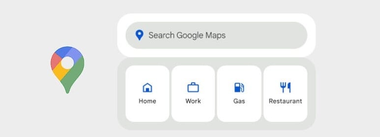 Google Maps search widget