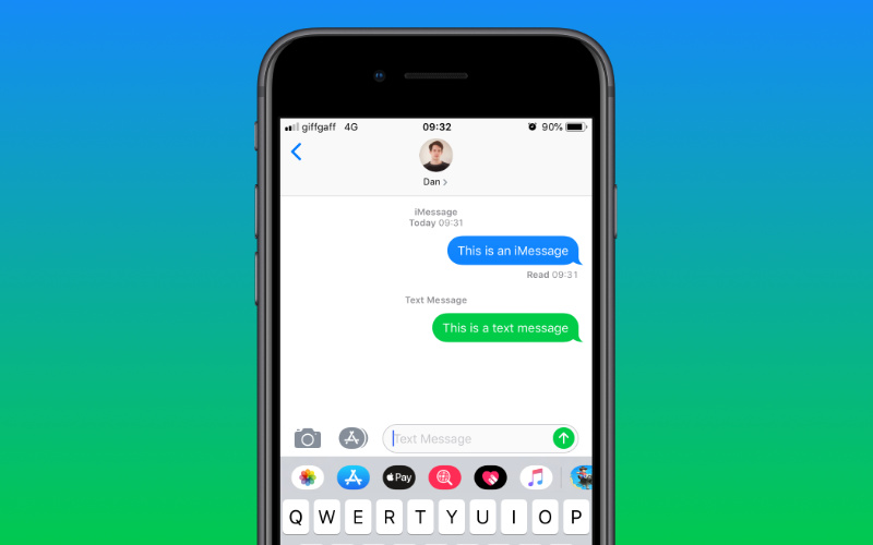 What is iMessage and how is it different to normal text messages