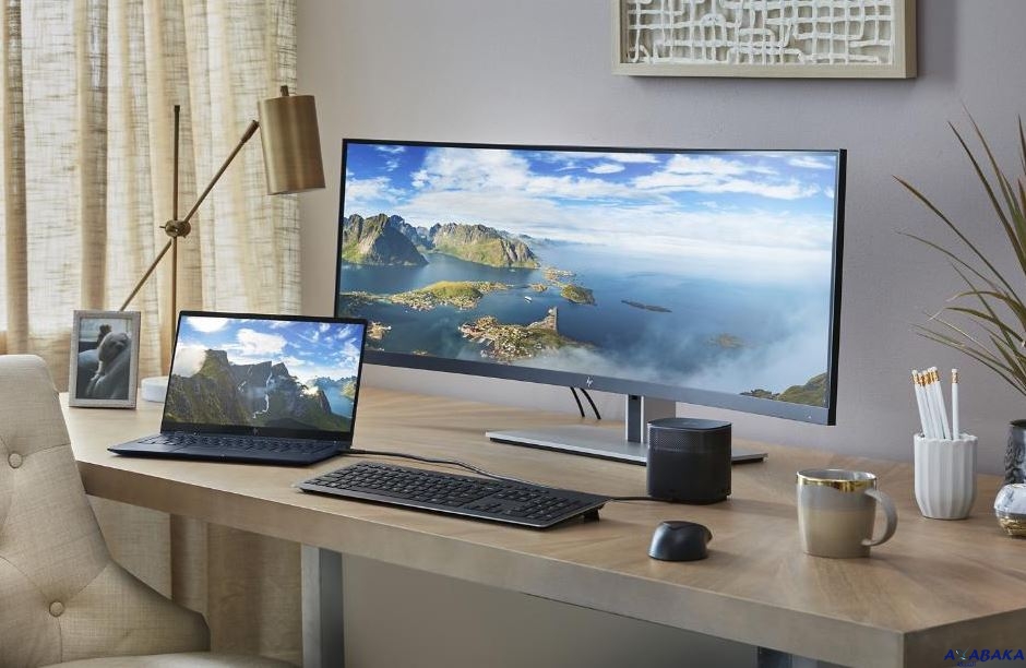 HP S430c Curved Ultrawide Monitor 1 axabaka