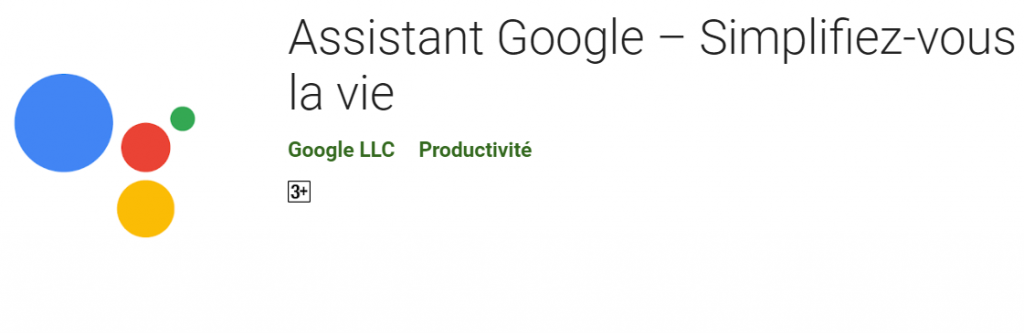 2019 10 04 09 55 15 Assistant Google – Simplifiez vous la vie – Applications sur Google Play