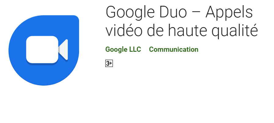 2019 10 04 09 59 19 Google Duo – Appels vidéo de haute qualité – Applications sur Google Play