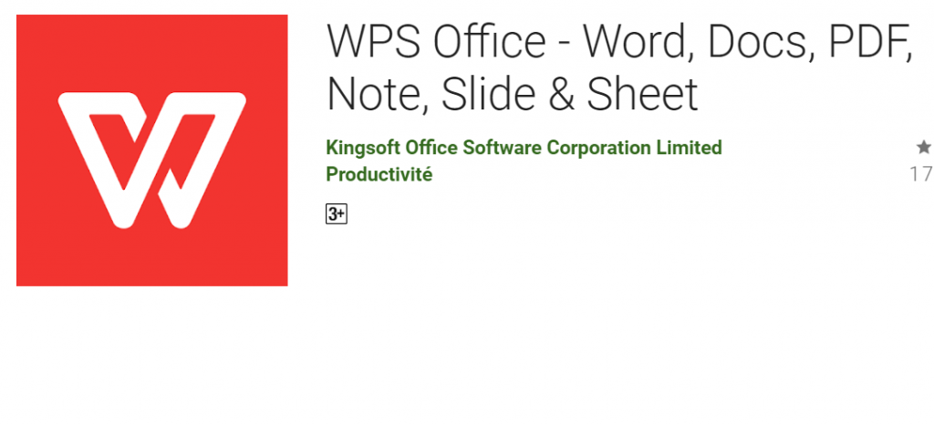 2019 10 04 10 01 35 WPS Office Word Docs PDF Note Slide Sheet – Applications sur Google Play