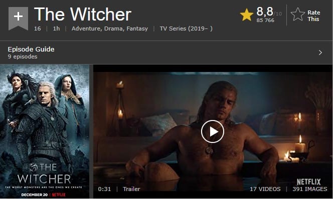 The Witcher IMDb