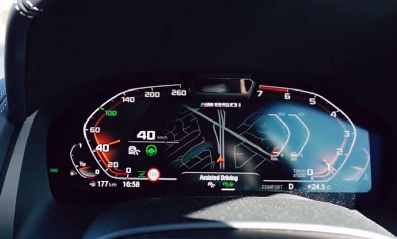 SELF DRIVING TEST Tesla Model vs BMW Mi Grand Coupe YouTube