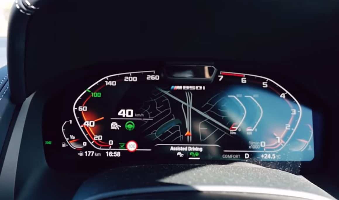 SELF DRIVING TEST Tesla Model vs BMW Mi Grand Coupe YouTube