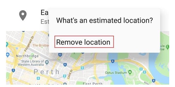 remove location from photos