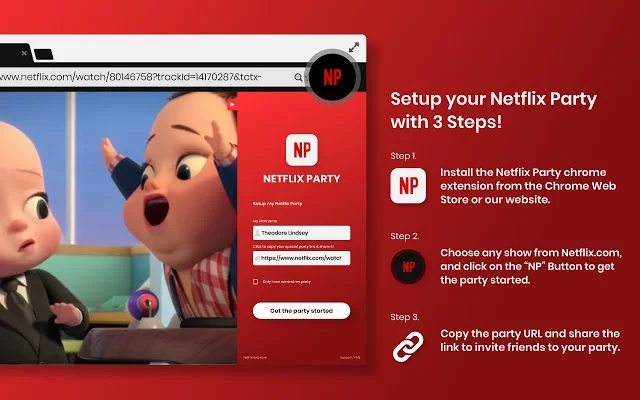 netflix party how to