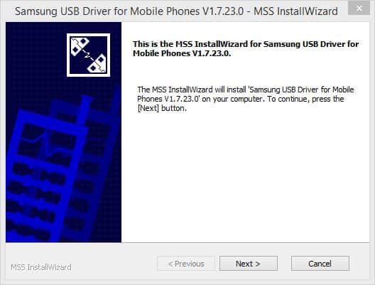 Samsung USB Driver for Mobile Phones V MSS InstallWizard