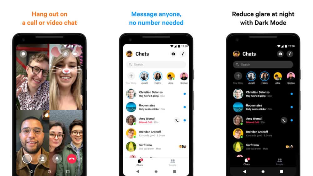 Facebook Messenger screenshot app
