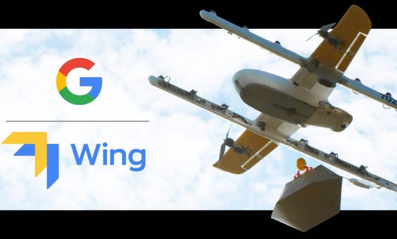 Google Wing Promo livraison
