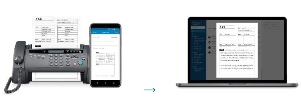 How RingCentral online fax works