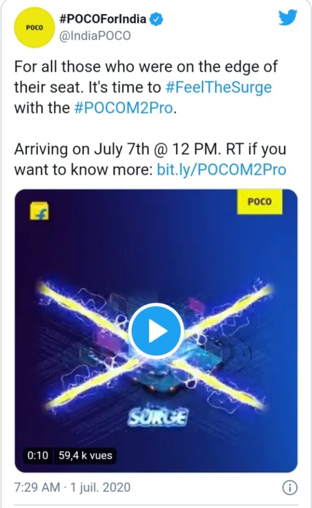 شركة شاومي تستعد لإصدار هاتف Poco M2 Pro الجديد في 7 يوليو 1