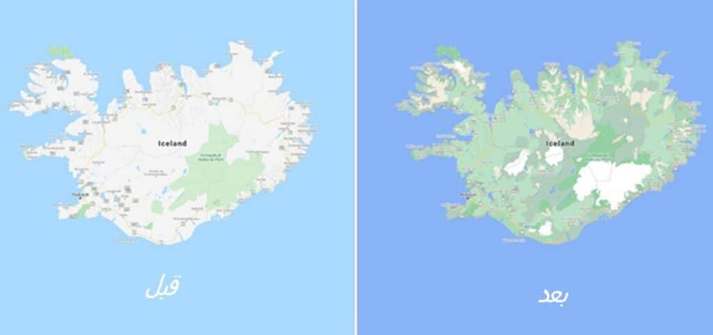 google maps comparaison