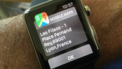 notification google maps apple watch