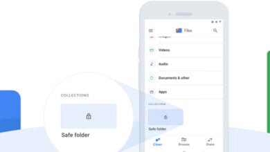 safe folders on google files