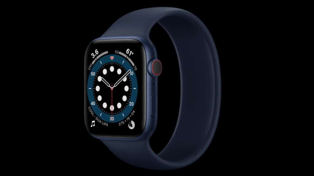 apple watch series bleu x