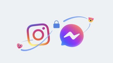messenger et instagram