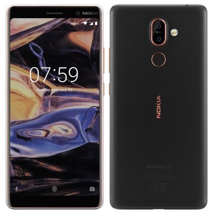 6.0 Pouce (Noir) Nokia 7 Plus 64Go débloqué remise - Reconditionné - Etat Correct