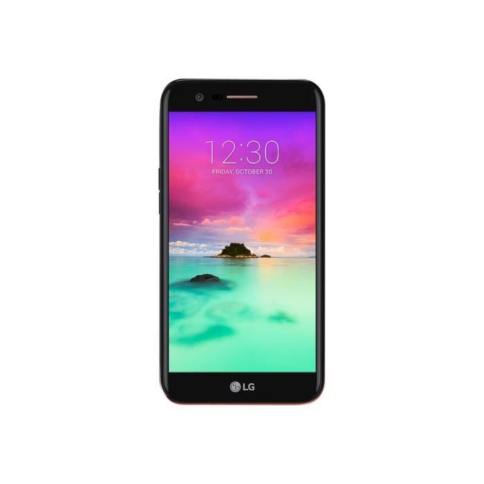 LG K10 2017 (M250N) Smartphone 4G LTE 16 Go microSDHC slot GSM 5.3" 1 280 x 720 pixels (277.1 ppi) IPS 13 MP (caméra avant de 5…