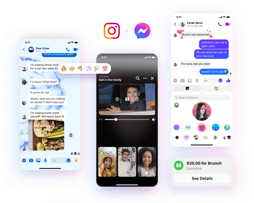 messenger switch to insta