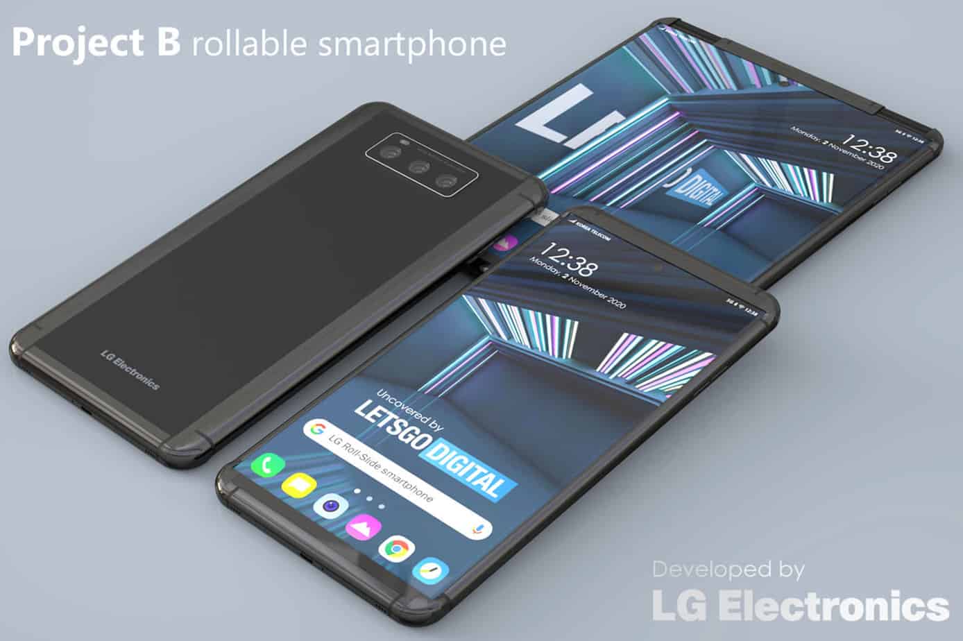 LG enroulable phone