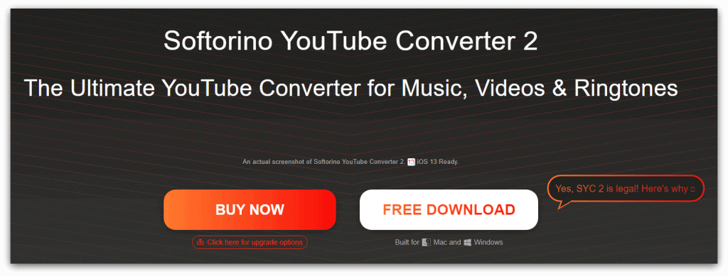 app Softorino YouTube Downloader