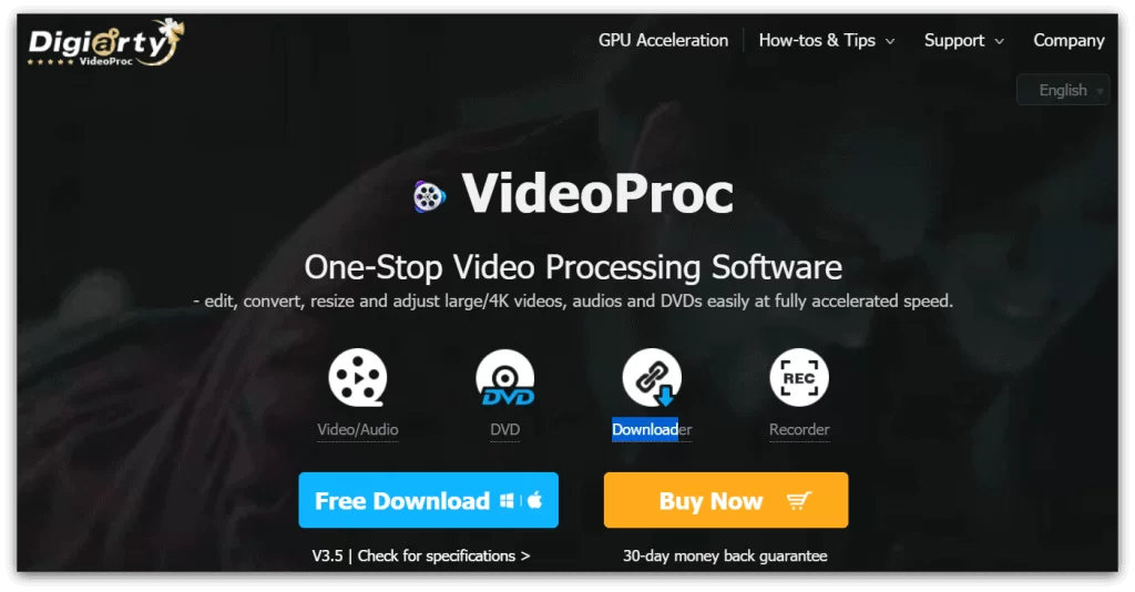app VideoProc Downloader
