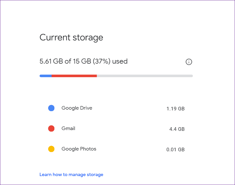 manage storage google