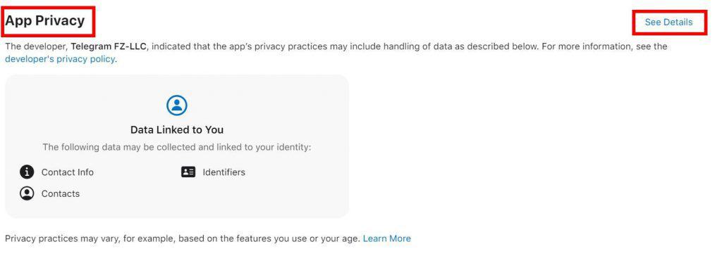 app privacy apple