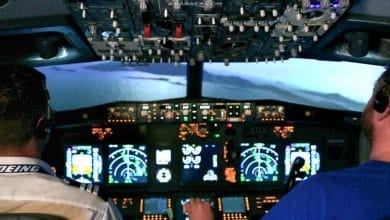 flight simulator experience aboard