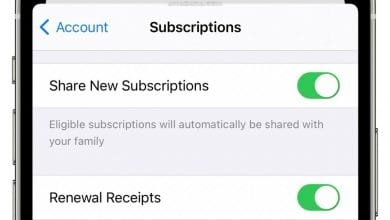 share new subscriptions family sharing x