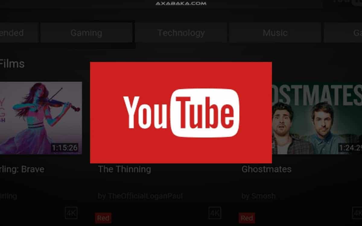 youtube k android tv