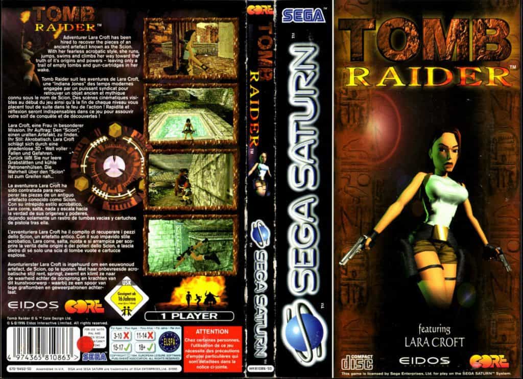 Tomb Raider Saturn EU Box